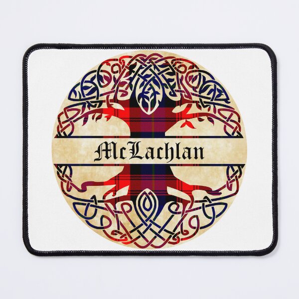 Item preview, McLachlan Tree of Life Clan Scottish Surname tartan designed and sold by BagTown Clans.