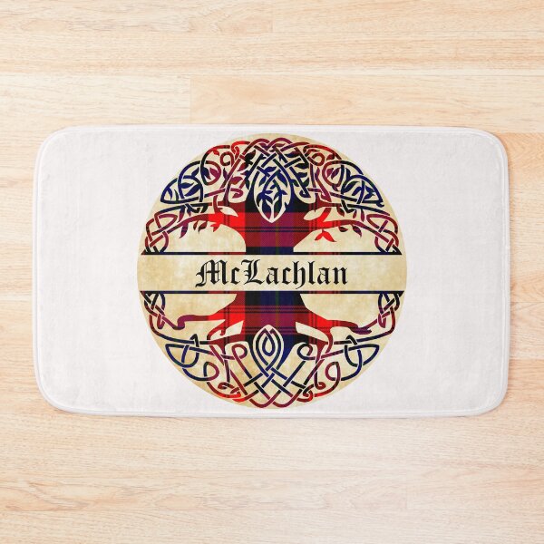 Item preview, McLachlan Tree of Life Clan Scottish Surname tartan designed and sold by BagTown Clans.