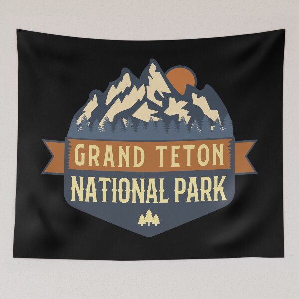 Artikelvorschau, Grand-Teton-Nationalpark-Vintage entworfen und verkauft von nature-space.