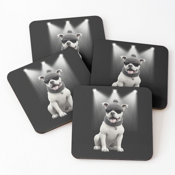 Item preview, Simply cool shirt with a dog wearing sunglasses and a hat designed and sold by Stolperkiste.