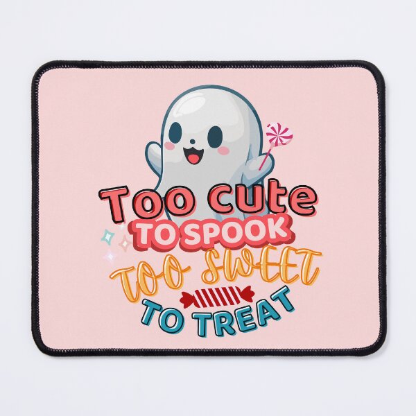 Aperçu de l'œuvre Trop mignon pour effrayer, trop doux pour être traité | Halloween créée et vendue par ComicHac.