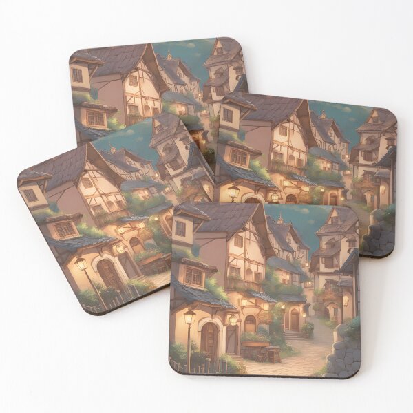 Item preview, Cute European Village designed and sold by akwl-design.