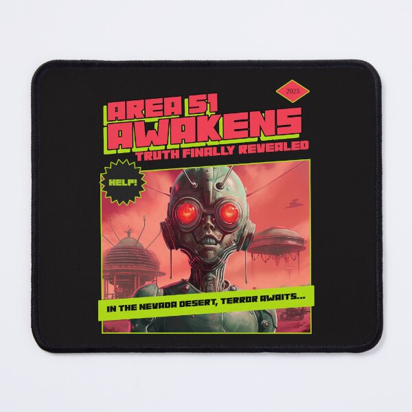 Item preview, Area 51 UFO Alien Spaceships Poster Art designed and sold by 67prints.