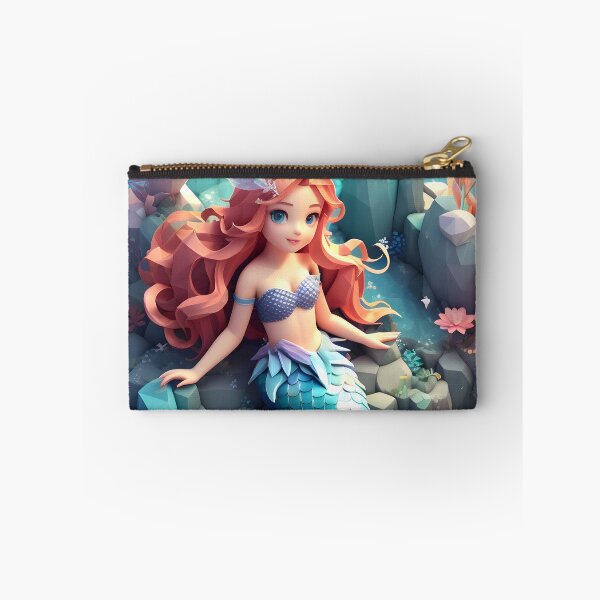 Item preview, Underwater Dream: Isometric Mermaid Illustration designed and sold by Ceemko's Vintage Corner.