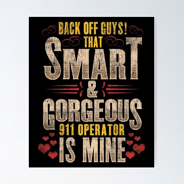 Item preview, 911 Operator Romantic Gift Boyfriend Girlfriend designed and sold by Dapperly Tees.