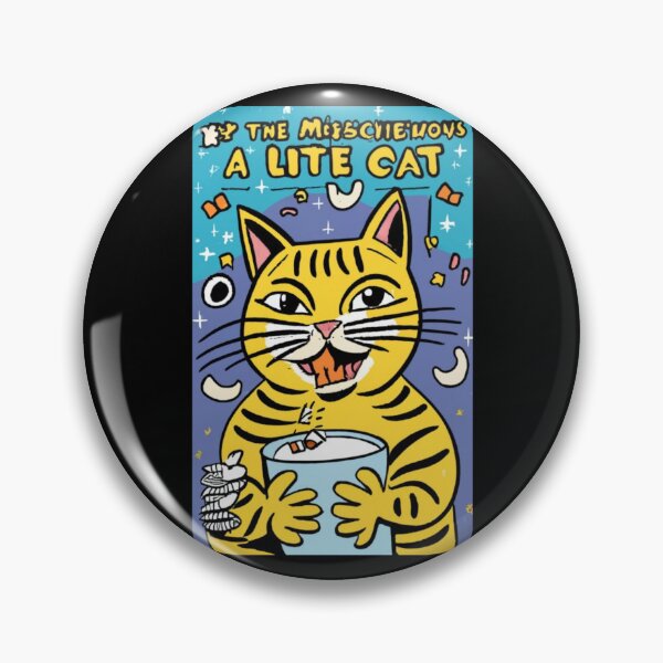 Item preview, Mischievous cat designed and sold by Beyond The Veil.