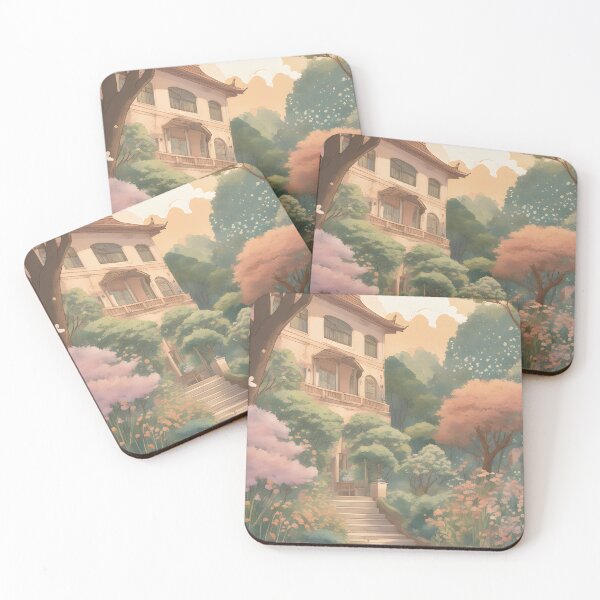 Item preview, European house with a garden designed and sold by akwl-design.