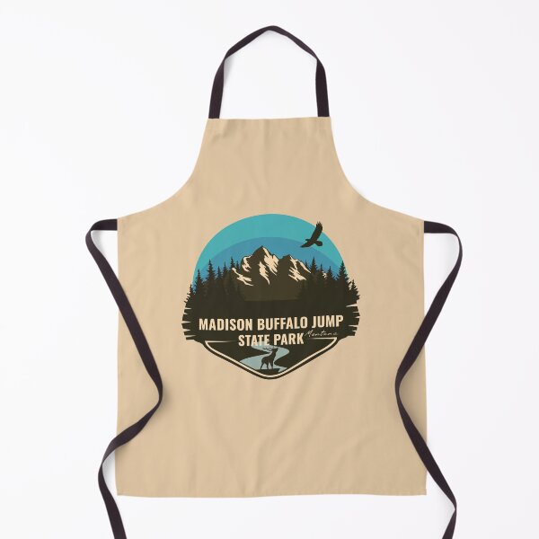 Item preview, Madison Buffalo Jump State Park Montana - MT Badge designed and sold by mountainfad.
