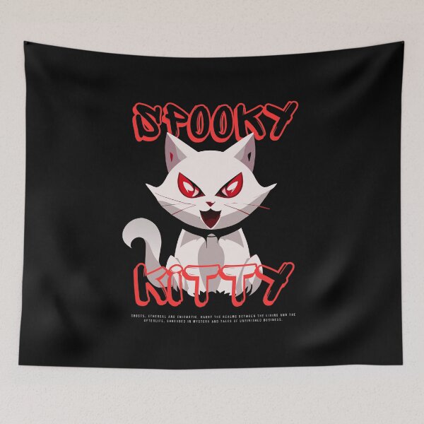Item preview, Spooky Kitty designed and sold by Itsheartshop.
