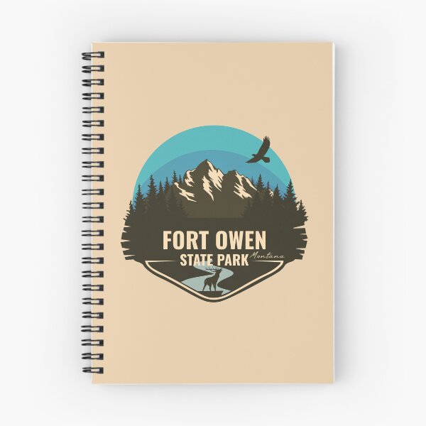 Item preview, Fort Owen State Park Montana - MT Badge designed and sold by mountainfad.
