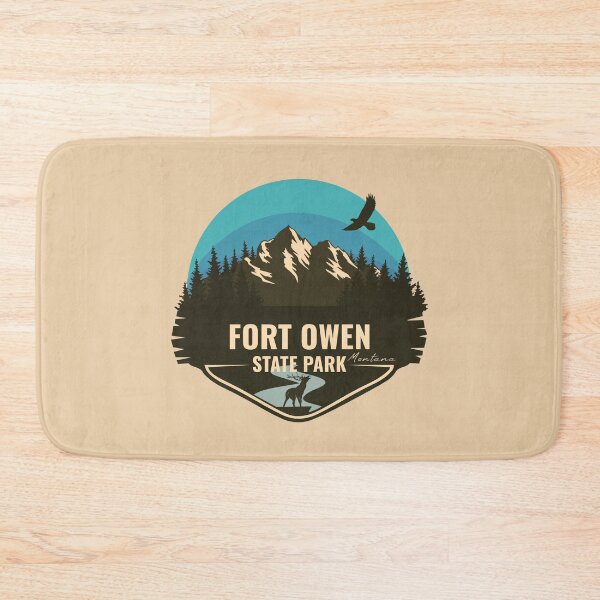 Item preview, Fort Owen State Park Montana - MT Badge designed and sold by mountainfad.