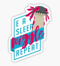 Pegatina Comer. Dormir. MENEAR. Repetir. - Diseño de Monster Hunter