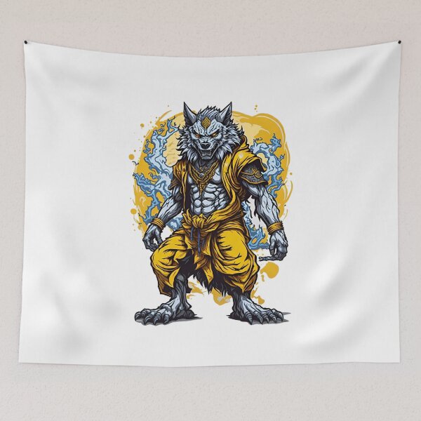 Item preview, Buddhist wolf of Tibet 13 designed and sold by RabbitPrints.