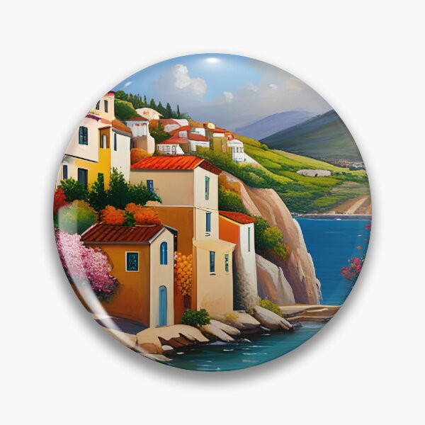 Item preview, Mediterranean coastal village designed and sold by Colin Bentham.