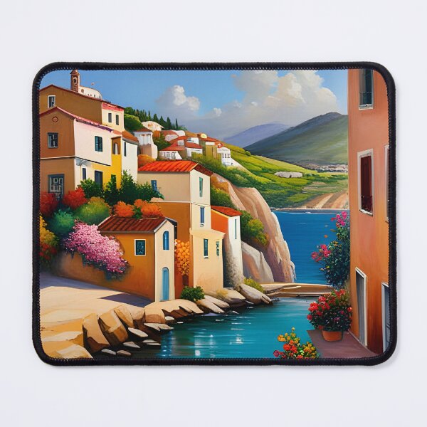 Item preview, Mediterranean coastal village designed and sold by Colin Bentham.