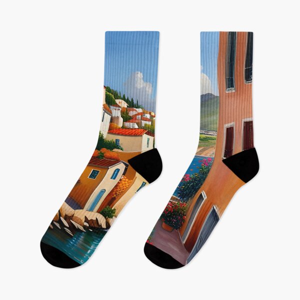 Item preview, Mediterranean coastal village designed and sold by Colin Bentham.
