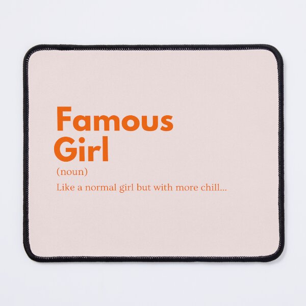 Item preview, Famous Girl designed and sold by Itsheartshop.