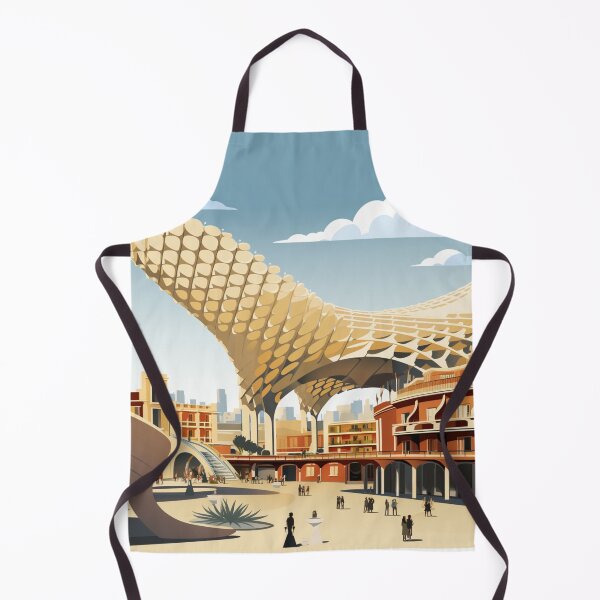 Item preview, A Vintage Travel Illustration of Seville - Spain designed and sold by GoodOldVintage.