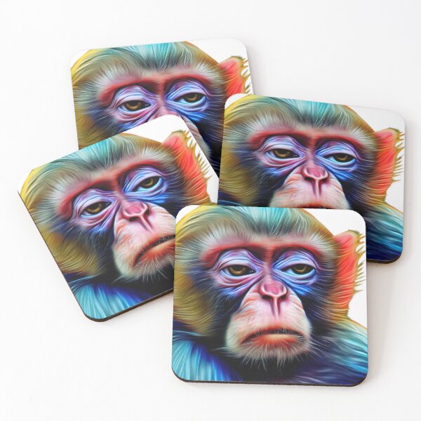 Item preview, Bored Colorful Monkey designed and sold by DonAscaneo.