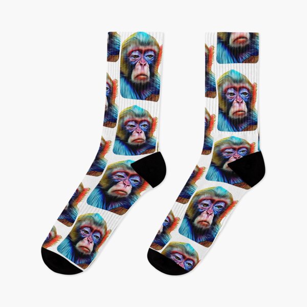 Item preview, Bored Colorful Monkey designed and sold by DonAscaneo.