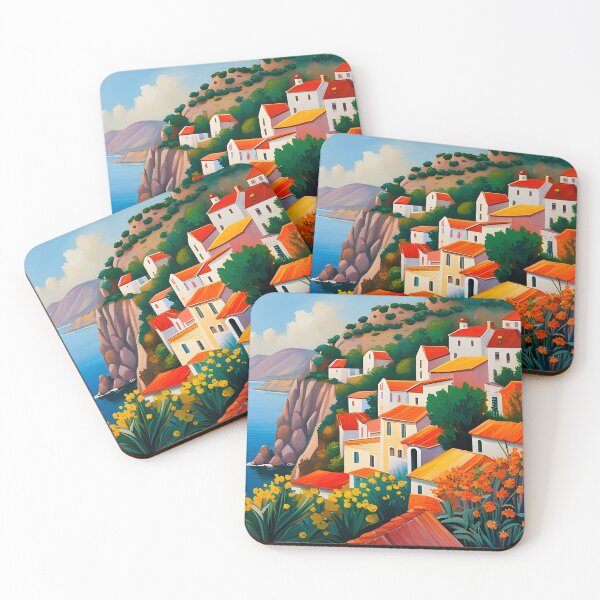 Item preview, Mediterranean coastal village designed and sold by Colin Bentham.