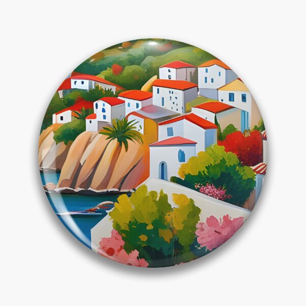 Item preview, Mediterranean coastal village designed and sold by Colin Bentham.