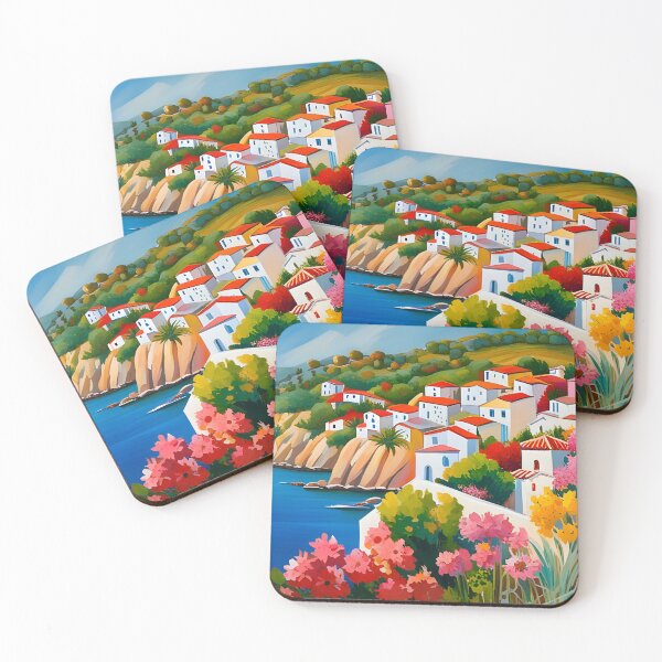 Item preview, Mediterranean coastal village designed and sold by Colin Bentham.