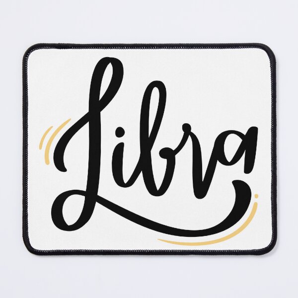 Item preview, Libra with Decorative Lettering designed and sold by JAG2B.