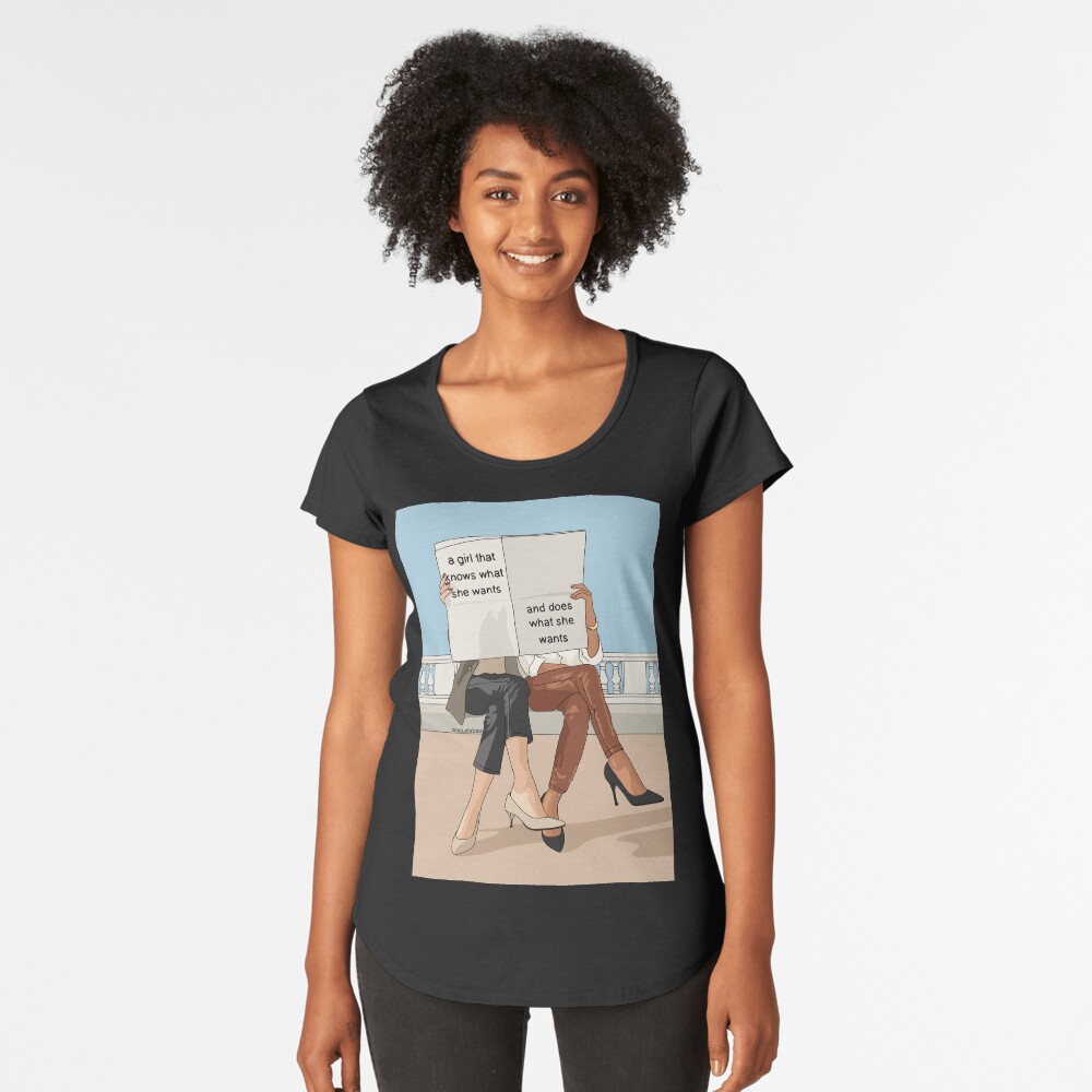 Item preview, Premium Scoop T-Shirt designed and sold by elebea.