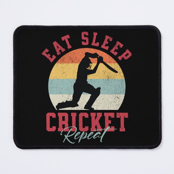 Item preview, Eat Sleep Cricket Repeat designed and sold by Studio Bankai.