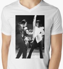 PULP FICTION DANCE Men's V-Neck T-Shirt