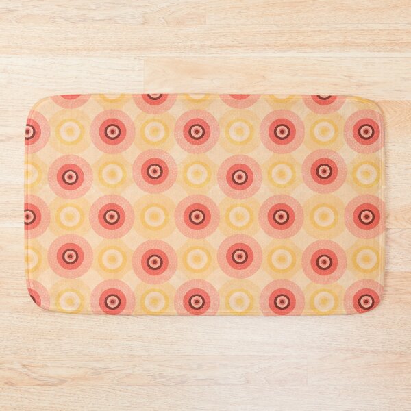 Item preview, Moscato - Retro Circles Pattern in Warm Tones designed and sold by Almanzart.