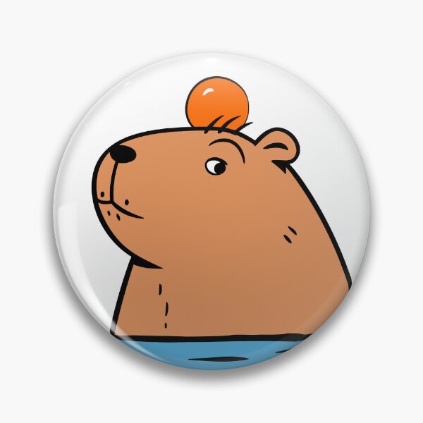 Item preview, Capybara Orange designed and sold by TheHellSong.