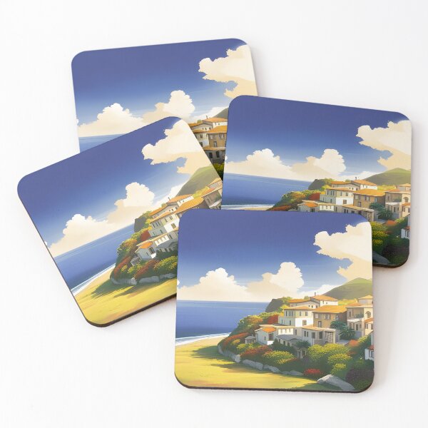 Item preview, Mediterranean coastal village designed and sold by Colin Bentham.