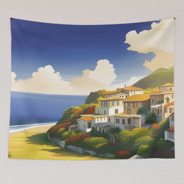 Item preview, Mediterranean coastal village designed and sold by Colin Bentham.