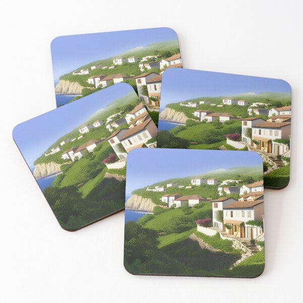 Item preview, Mediterranean coastal village designed and sold by Colin Bentham.