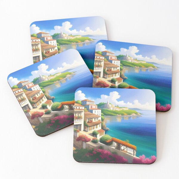 Item preview, Mediterranean coastal village designed and sold by Colin Bentham.