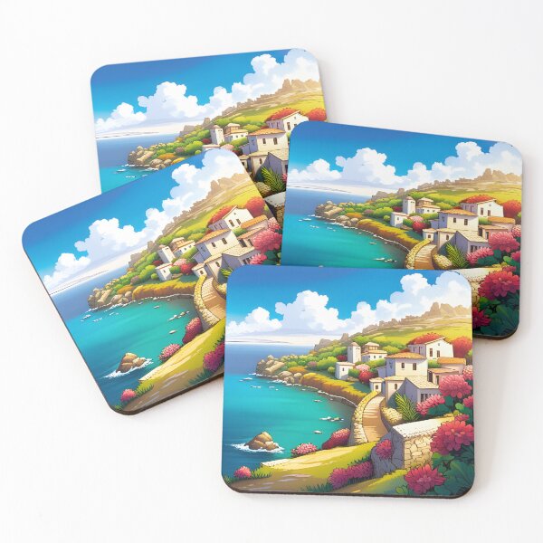 Item preview, Mediterranean coastal village designed and sold by Colin Bentham.