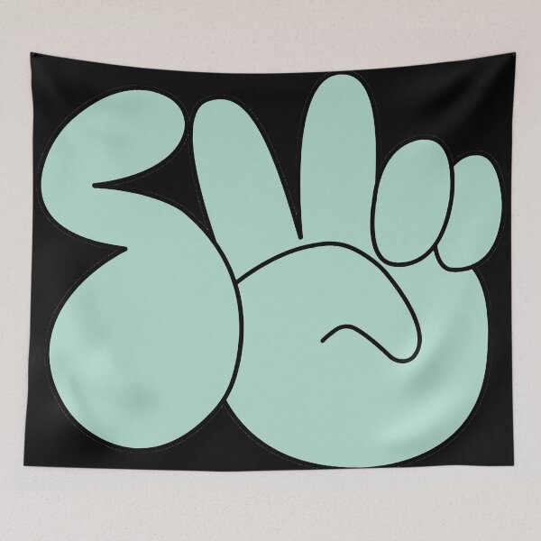 Item preview, Surf Gang Mint Green Hand Logo Merch designed and sold by eightwelve.