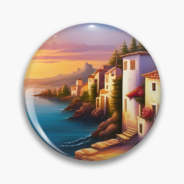 Item preview, Mediterranean coastal village designed and sold by Colin Bentham.