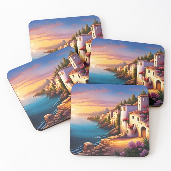 Item preview, Mediterranean coastal village designed and sold by Colin Bentham.