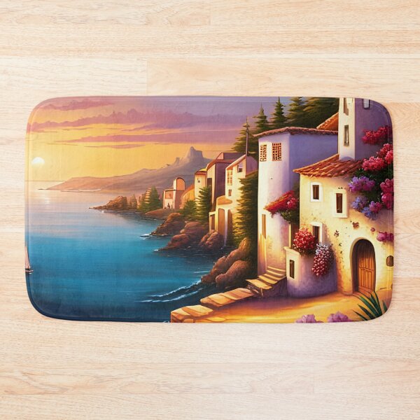 Item preview, Mediterranean coastal village designed and sold by Colin Bentham.
