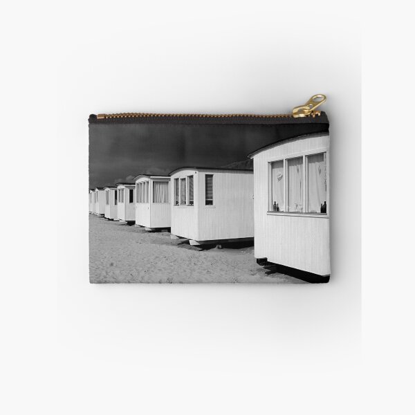 Item preview, A row of bathhouses on the Danish West Coast designed and sold by Postertale.