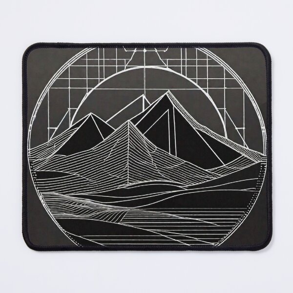 Item preview, Abstract Geometry Mountain Range Landscape 6 designed and sold by Benito Del Ray.