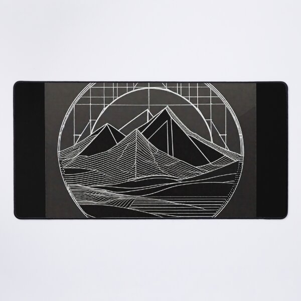 Item preview, Abstract Geometry Mountain Range Landscape 6 designed and sold by Benito Del Ray.