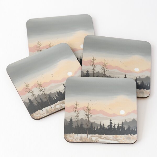 Item preview, Soft Pastel Landscape 2 designed and sold by Red Witch Art.