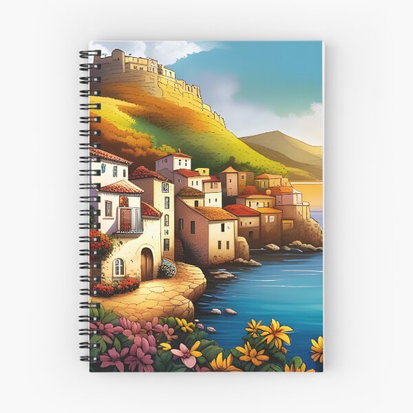 Item preview, Mediterranean coastal village designed and sold by Colin Bentham.