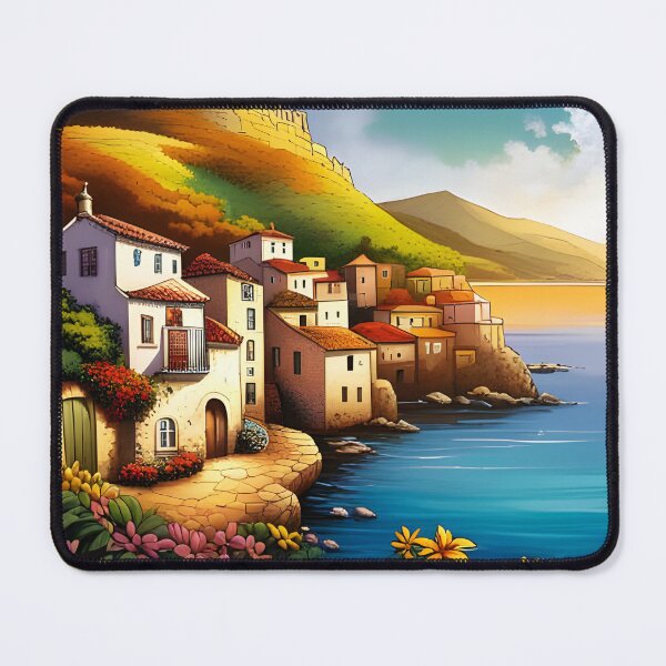 Item preview, Mediterranean coastal village designed and sold by Colin Bentham.