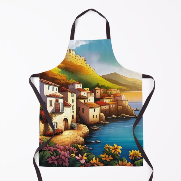Item preview, Mediterranean coastal village designed and sold by Colin Bentham.