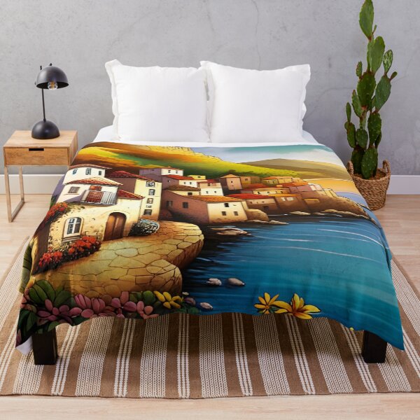 Item preview, Mediterranean coastal village designed and sold by Colin Bentham.